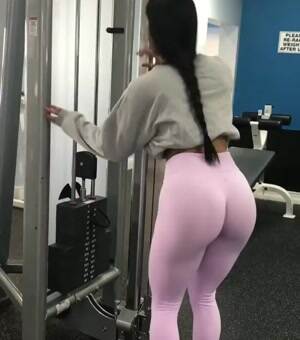 Pink workout pants