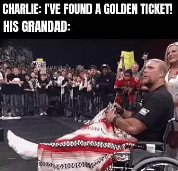 Found the golden ticket