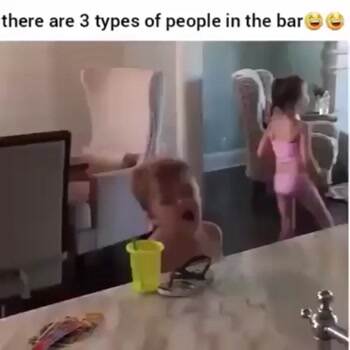 3 types of people at the bar