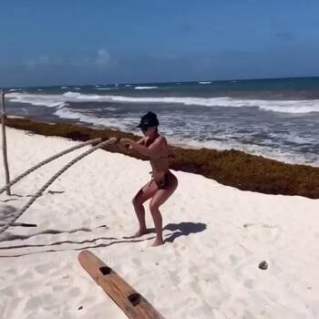 At the beach