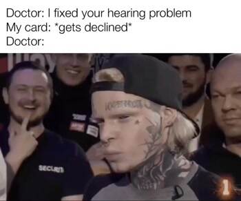 Card declined