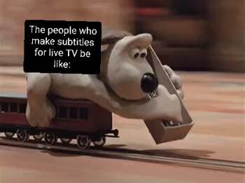 People who make subtitles