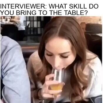 What can you bring to the table