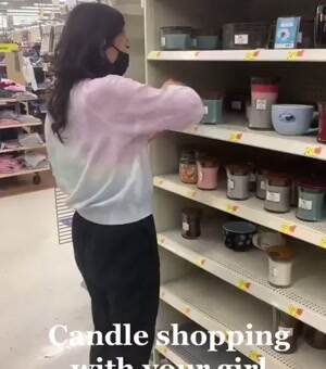Candle Shopping with your girl