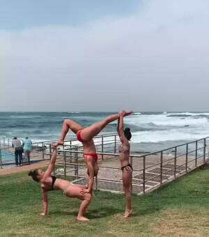 I have a hard time touching my toes