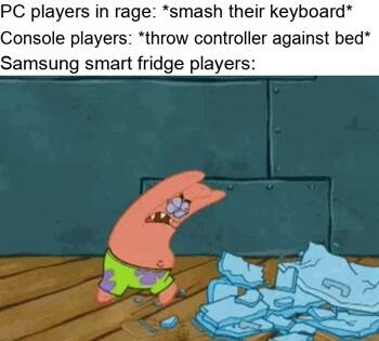 Samsung fridge players