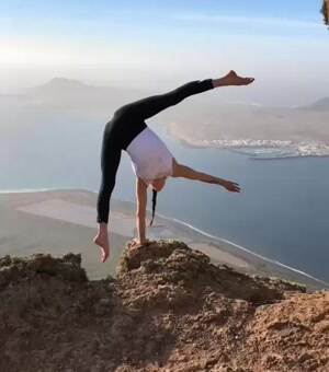 Interesting place for some yoga