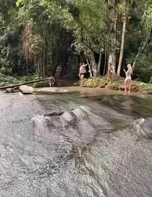 Human skipping like a rock