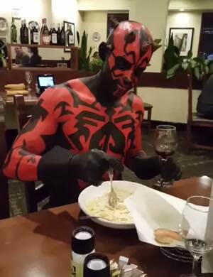 Just eating some pasta