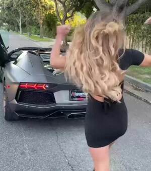 Pushing the car