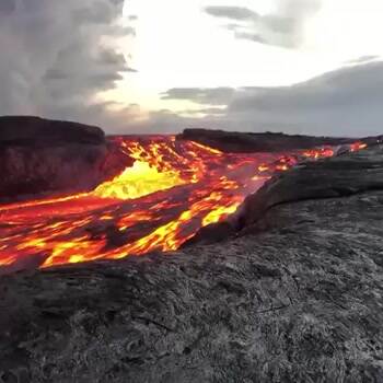 Lava river