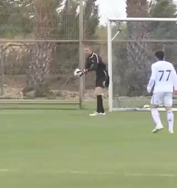 Soccer on a windy day