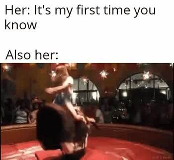 First time