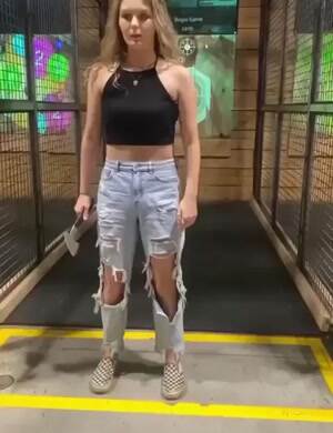 Girl has some skill