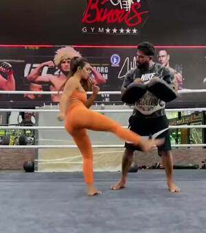 She can kick serious ass