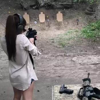 Ivana Alaw out shooting