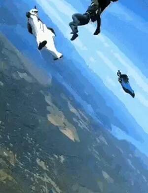 Some skydiving tricks