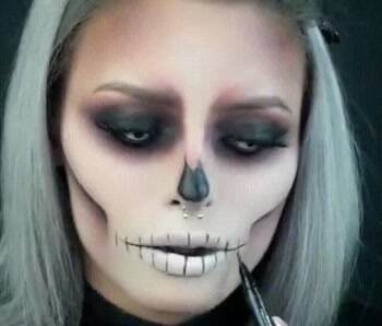 some funky makeup
