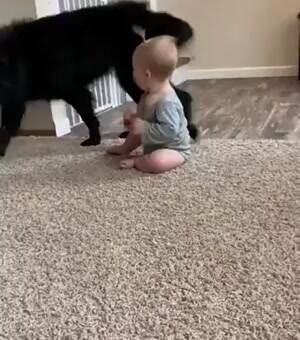 coming in for the sliding kiss
