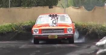 doing a burnout with style