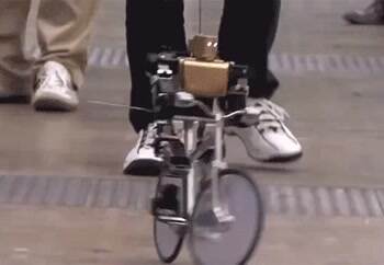 the biking robot