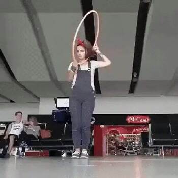 some awesome hula hooping