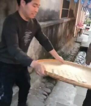 showing off his skills