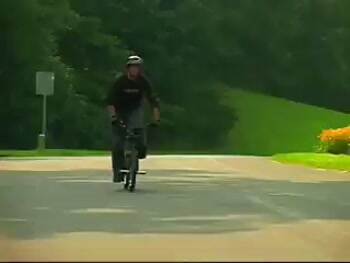 showing off some awesome skills