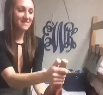 open some bubbly