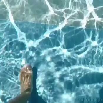 a very high pool