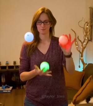 really cool juggling follow the ball