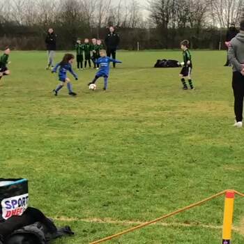 this girl has some soccer skills