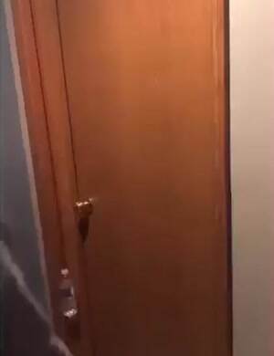 created a self closing door