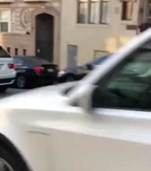 skating through heavy traffic