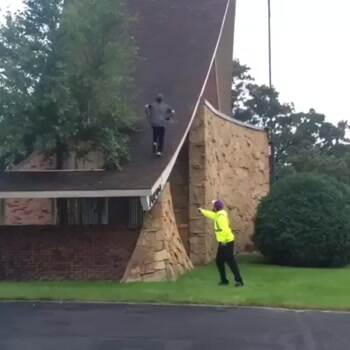 roof skating
