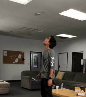 changing the light bulb