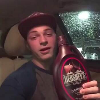 the poop splatter prank