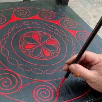 hand painted
