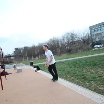 playing on the playground like a boss