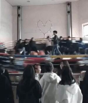 spin him round and round