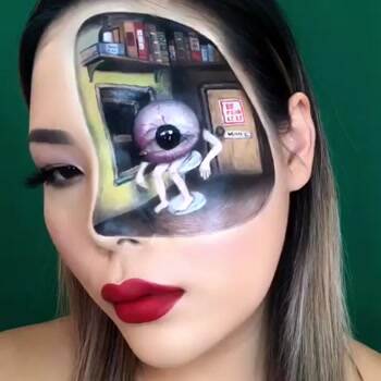 that is some crazy makeup