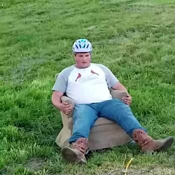 Airbag deployment in action