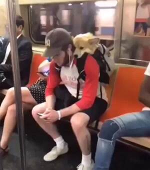 Taking the subway is boring