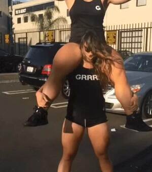 This is one strong woman