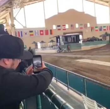 One hell of a bike jump