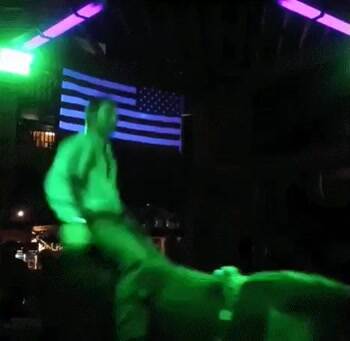Riding the bull