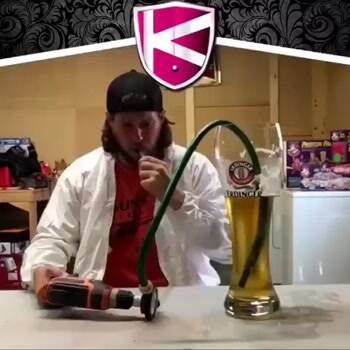 How not to slam a beer