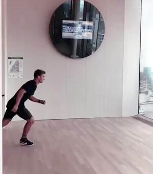 A 2 step wall flip off the glass