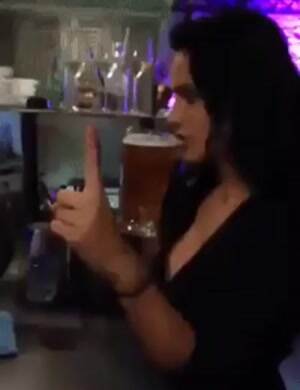 This girl does not mess around with her beers