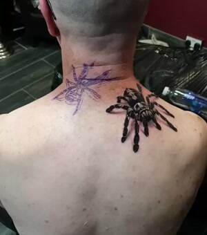 Pretty awesome spider tatttoo